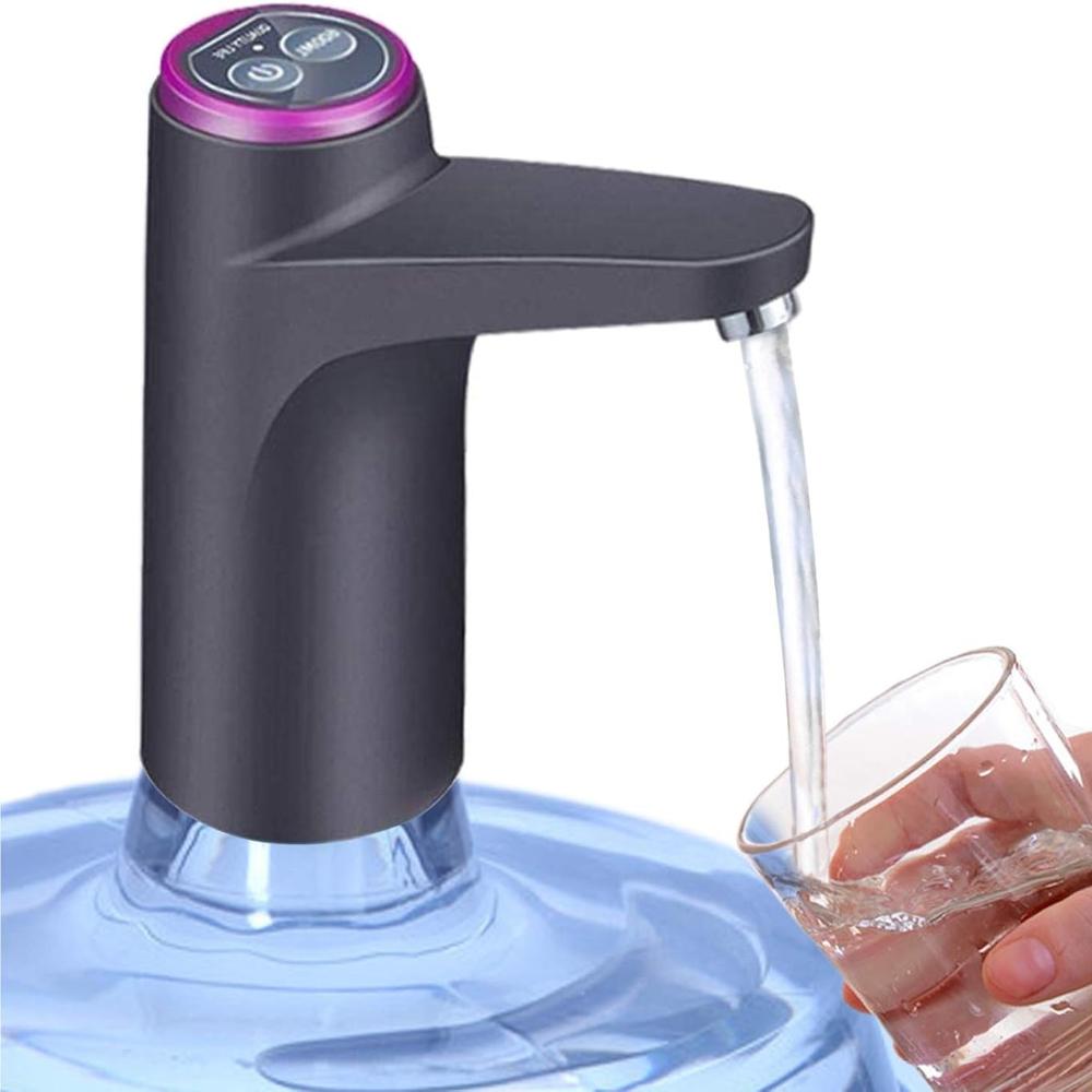 

Уютный синий диспенсер для воды, портативный насос для бутылей 3, 4 и 5 галлонов, универсальный, с электрической USB-зарядкой и автоматическим выключателем (черный) чёрный