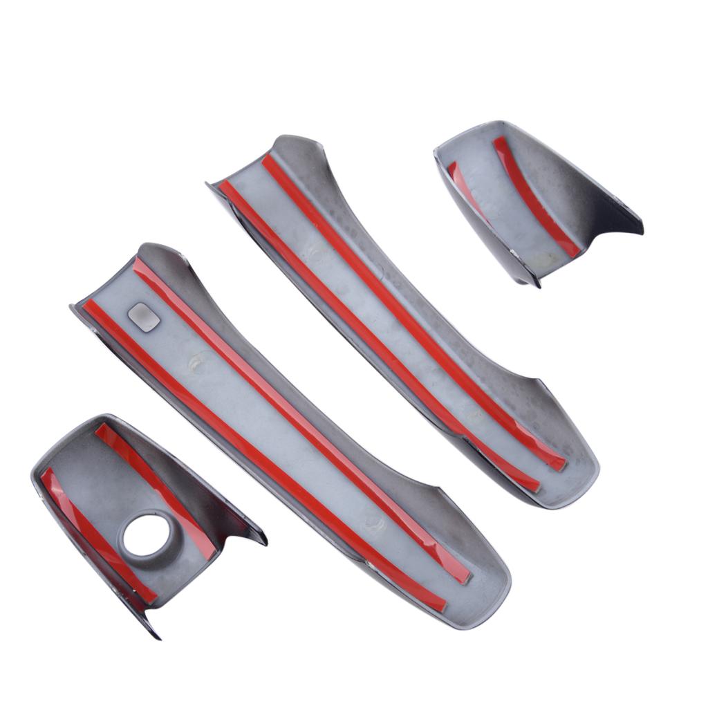 8Pcs Car Gloss Black Door Handle Cover Trim Fit for Jeep Grand Cherokee Dodge Durango 2011 2012-2014 2015 2016 2017