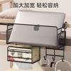 Overbed Hanging Storage Basket Dormitory Bedside Shelf Metal Hook-on Organizer Snacks Books Toiletries