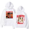Rapper Kanye West Album 2026 Tour Vintage Print Hoodie Unisex Hip-hop Sweatshirt Long Sleeves Loose Aesthetic Trend Pullover