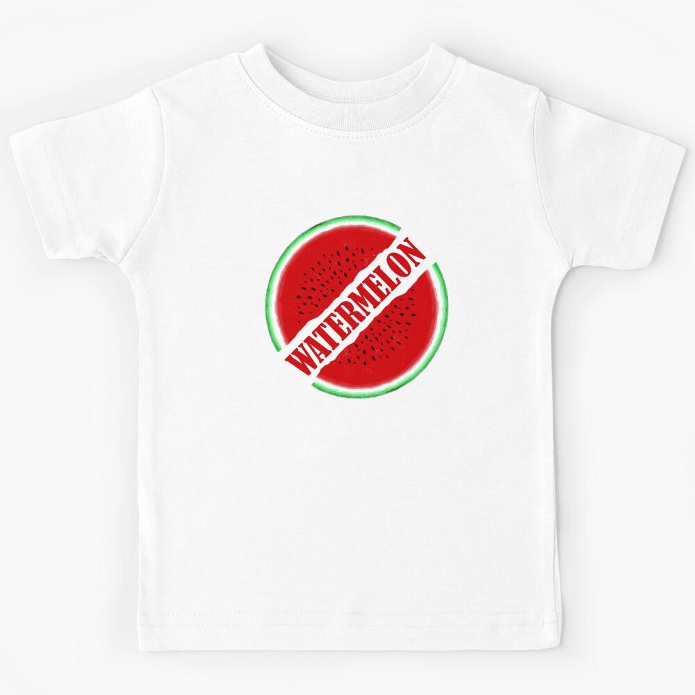 watermelon fruit illustration design Kids T-Shirt 160