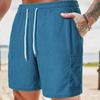 Pantaloni Sportivi Estivi a Laccio Monocolore Velluto a Coste Semplici Pantaloncini a Cinque Quarti Pantaloncini da Uomo Multitasche Pantaloni Casual Pantaloncini da Uomo