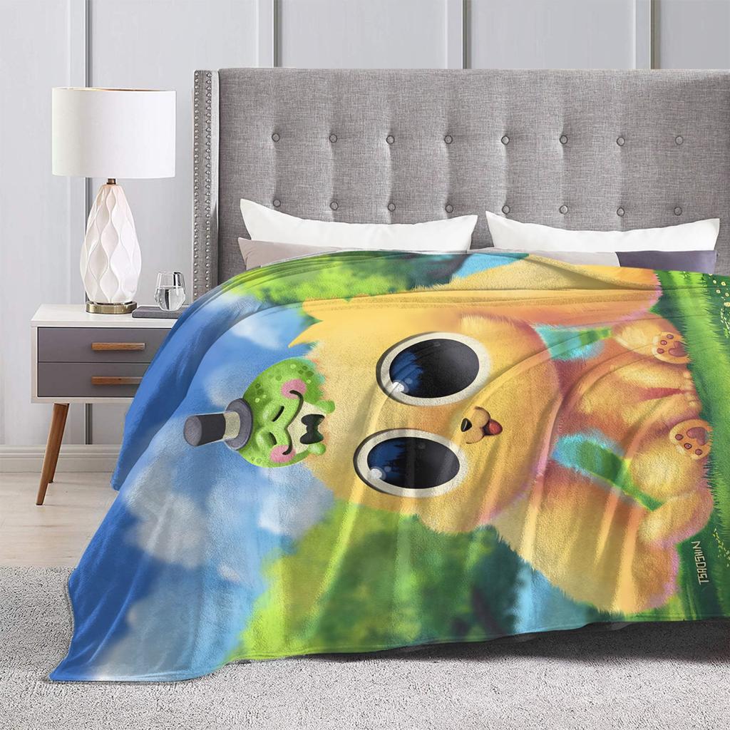 Chikn Nuggit Cartoon Anime Super Weiche Decke Plüsch Überwurfdecke Bequeme Outdoor Flanell Bettdecke Sofa Bettbezug