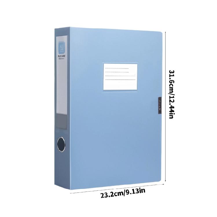 Caja de Archivos de Gran Capacidad Organizador de Documentos Caja para Rellenar Contenedor de Almacenamiento de Plástico Impermeable Capacidad para 300 Hojas Para Oficina