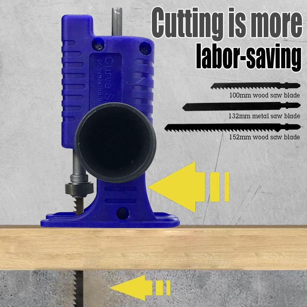 Trapano elettrico modificato per seghe elettriche Adattatore per seghetto alternativo Accessorio per seghe elettriche Trapano per seghetti alternativi Utensili per il taglio del legno