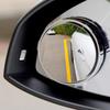 2pcs Suction Cup Type Blind Spots Mirrors 2inch Round Glass Convex Mirror Side Rear View Mirror for Car SUV Automotive