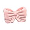 Bowknot Ceramic Toothbrush Holder for Home and Bathroom Countertop Bowknot Decoration