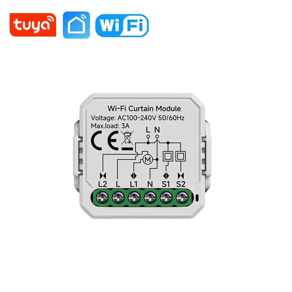 Tuya WiFi Zigbee Smart Curtain Switch Module Smart Life APP for Roller Blinds Shutter Electric Motor Work with Alexa Google Home