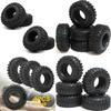 Rugged 2.2'' 120mm Dragon Claw Tires For 1/10 Axial Trx4 Rc Car With Foam Inserts