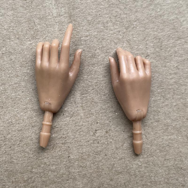 Universal 1/6 Doll Hands DIY Doll Decors Fashion Gesture Doll Hands Feet Accessories White Beige Color Doll Parts Girl Gifts Toy