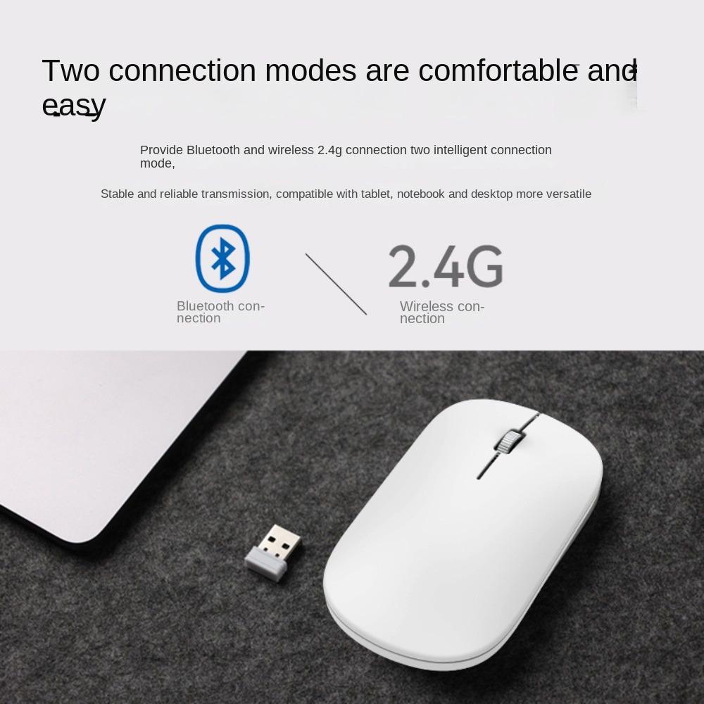 Colorful Wireless Mouse 2.4Ghz+BT Bluetooth Gaming Mouse Computer Silent Mouse PC/Laptop