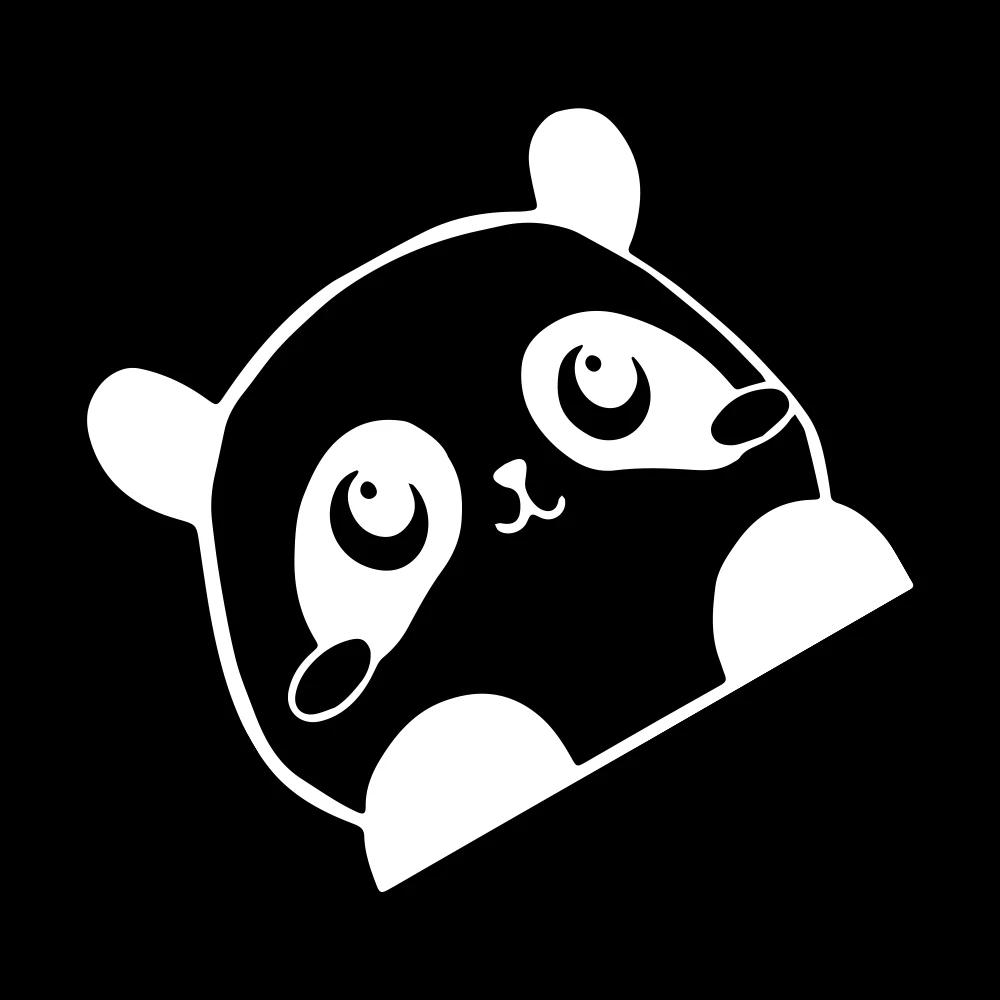 Funny Cute Panda Sticker Car Body Side Decor Decal Motorcycle Vinyl Waterproof Decoration Cover Auto DIY Para Tuning Accessories