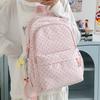 Schoolbag small fresh sweet cute Japanese college wind polka dot backpack junior high school students casual light large capacity backpack