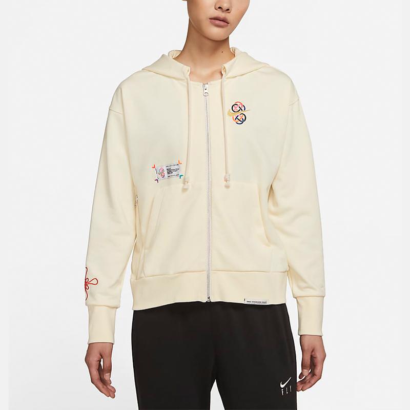 Nike Standard Issue Chinese New Year Basketball Hoodie Women Hoodies Coconut-Milk DD6934-113