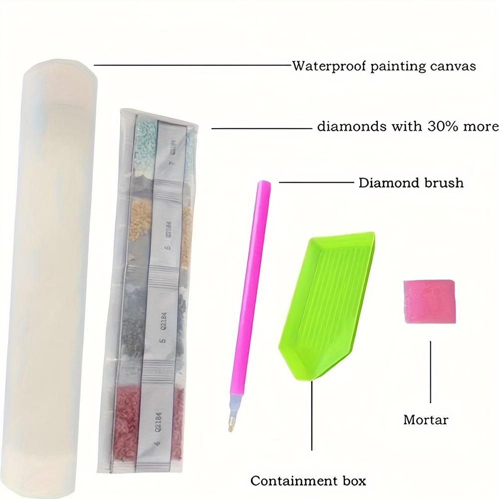Little Girl Diamond Decorative Painting Set 5D DIY Full Diamond Embroidery Decorative Painting Handmade Products