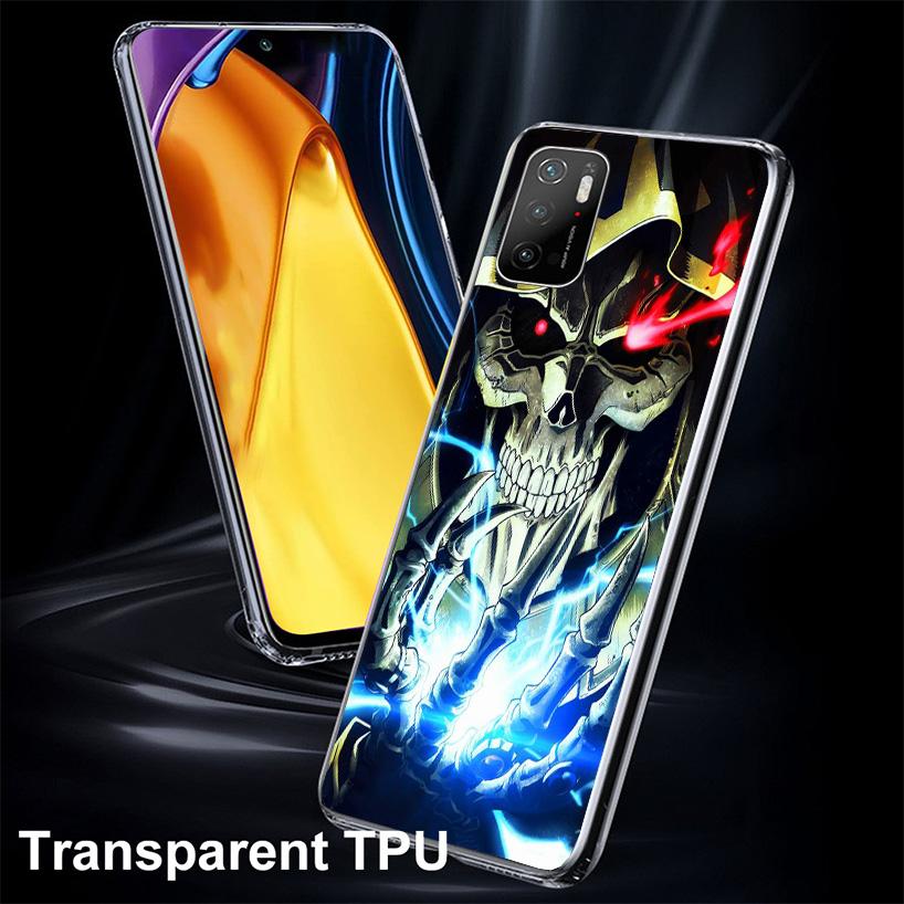 Overlord Anime Phone Case For Xiaomi Poco X7 X6 X5 Pro F7 Ultra Redmi 15C 15 13C 13 12C 12 10 10A 10C 9 9A 9C 9T Cover Poco X7 X