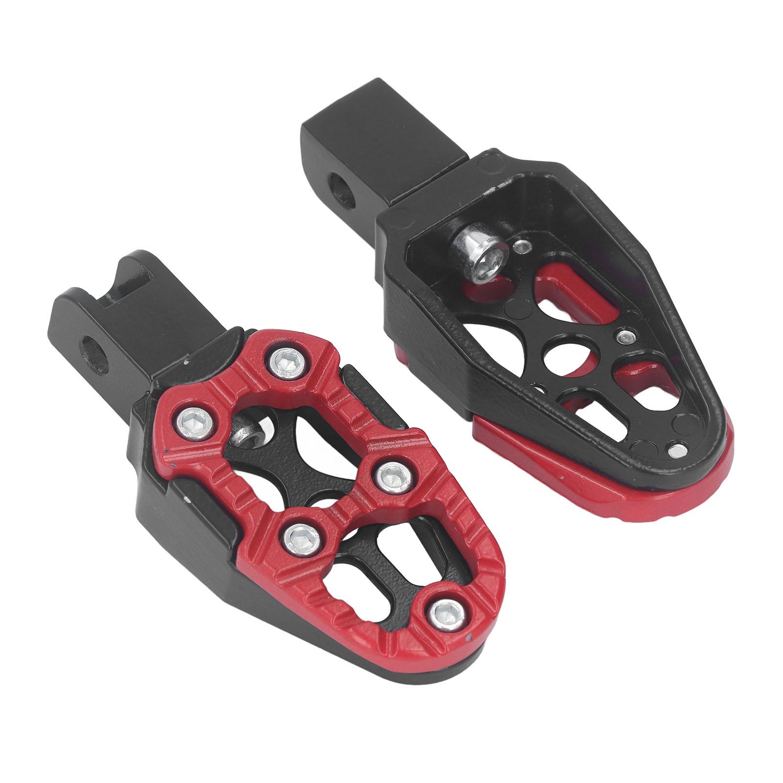 Motorcycle Foot Pegs Aluminum Alloy Fadeproof   Anti Slip Motorcycle Rear Foot Rest Pedal