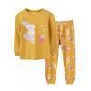 Cartoon Kids Cotton Pajamas Set Long Sleeve Sleepwear Boys Girls 90-140cm
