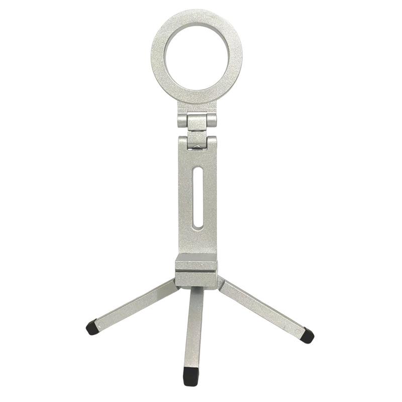 Folding 360° Rotating Magnetic Phone Holder & Desktop Tripod Stand for Live Streaming