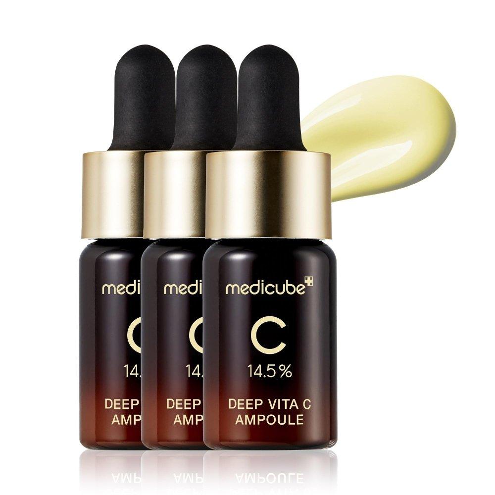 

Medicube Официальный сайт Deep Vitasi Ampoule 2.0 Витамин C 14,5% 10 г X 3 шт.