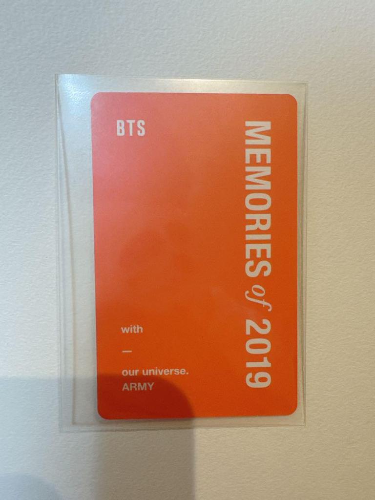 [USED] BTS Memories 2019 Jungkook Trading Card