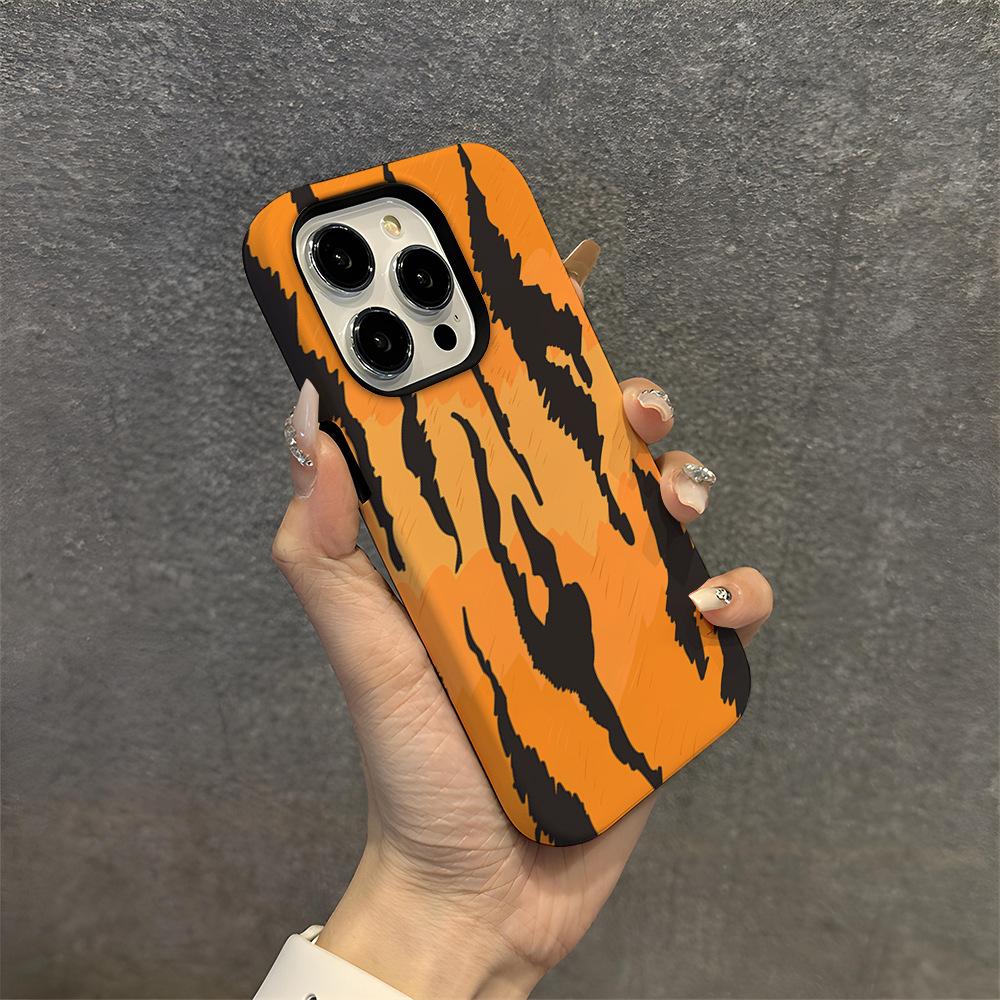 For iPhone 16 Pro Max Case Pattern Design TPU PC Heat Transfer Glossy Phone Cover