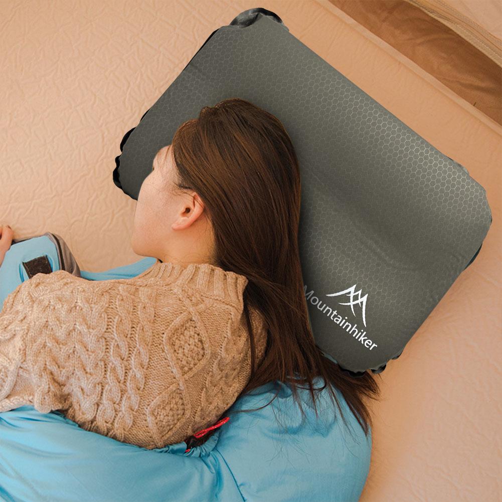 Ultralight Inflatable Pillow Neck Protect Camping Air Pillow Ergonomic Portable Self Inflating Pillow for Camping Travel Hiking