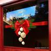 Festive Static Cling Window Stickers - Christmas Decor for Door & Shop Displays