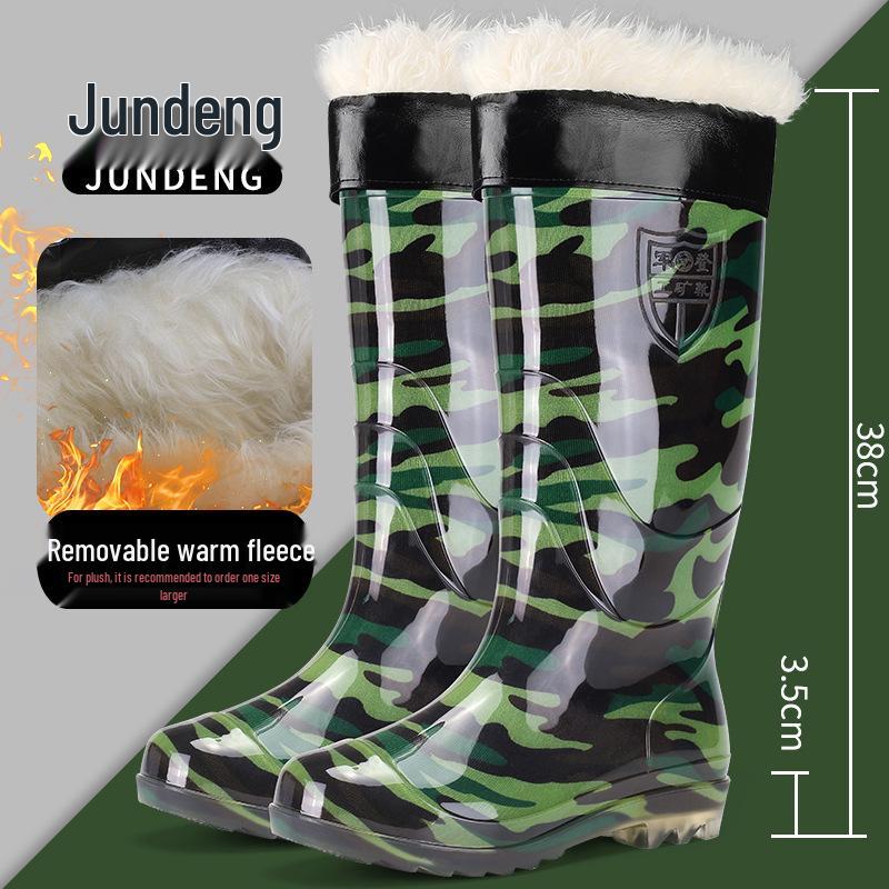 2025 Men's High-Top Camouflage Waterproof Construction Boots