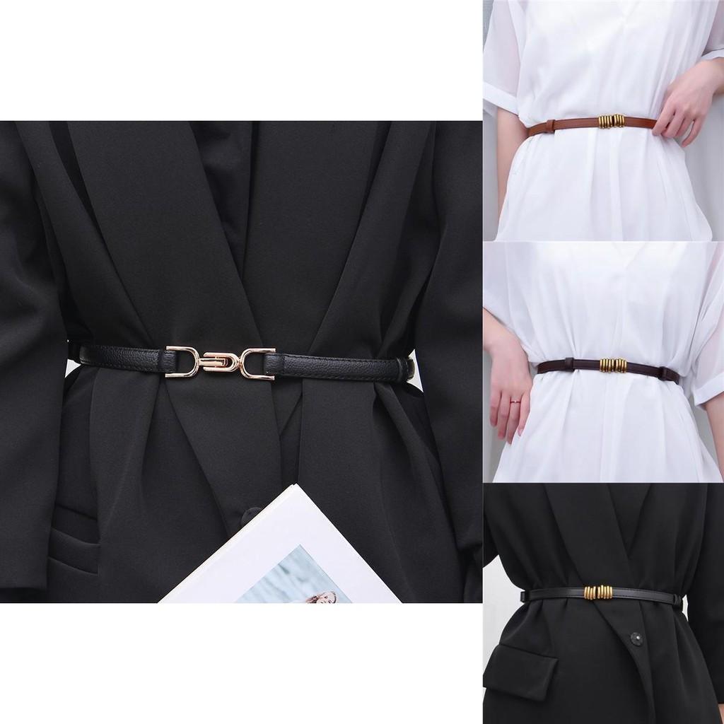 Vintage Retro Style Womens Suit Thin Belt Fashionable Versatile Accessory For Dresses And Coats