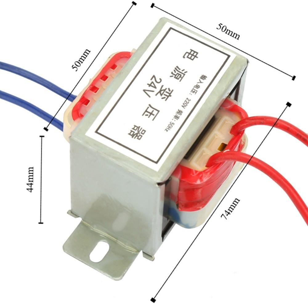 AC 220V Single Power Transformer AC 24V Output Voltage 50Hz Electronic Transformer Fire Retardance Nylon Core Full Copper Wire