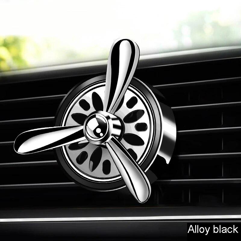 

Creative Diamond Rotatable Air Force Car Perfume Solid Air Outlet Vent Clip Декорація Авто Кондиціонер Освіжувач Повітря Аксесуари чорний