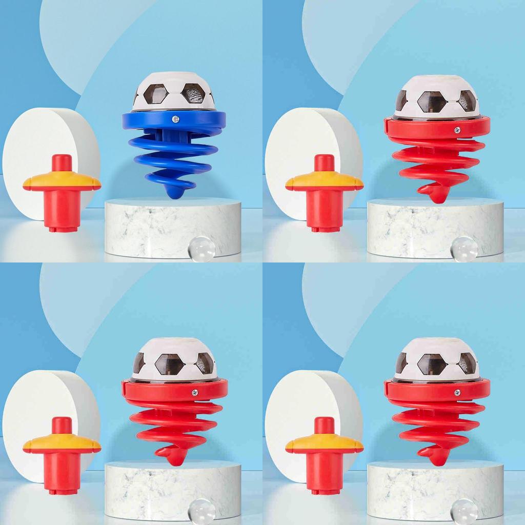 Light Up Music Spring Football Spinner For Kids Parentchild Interactive Toy