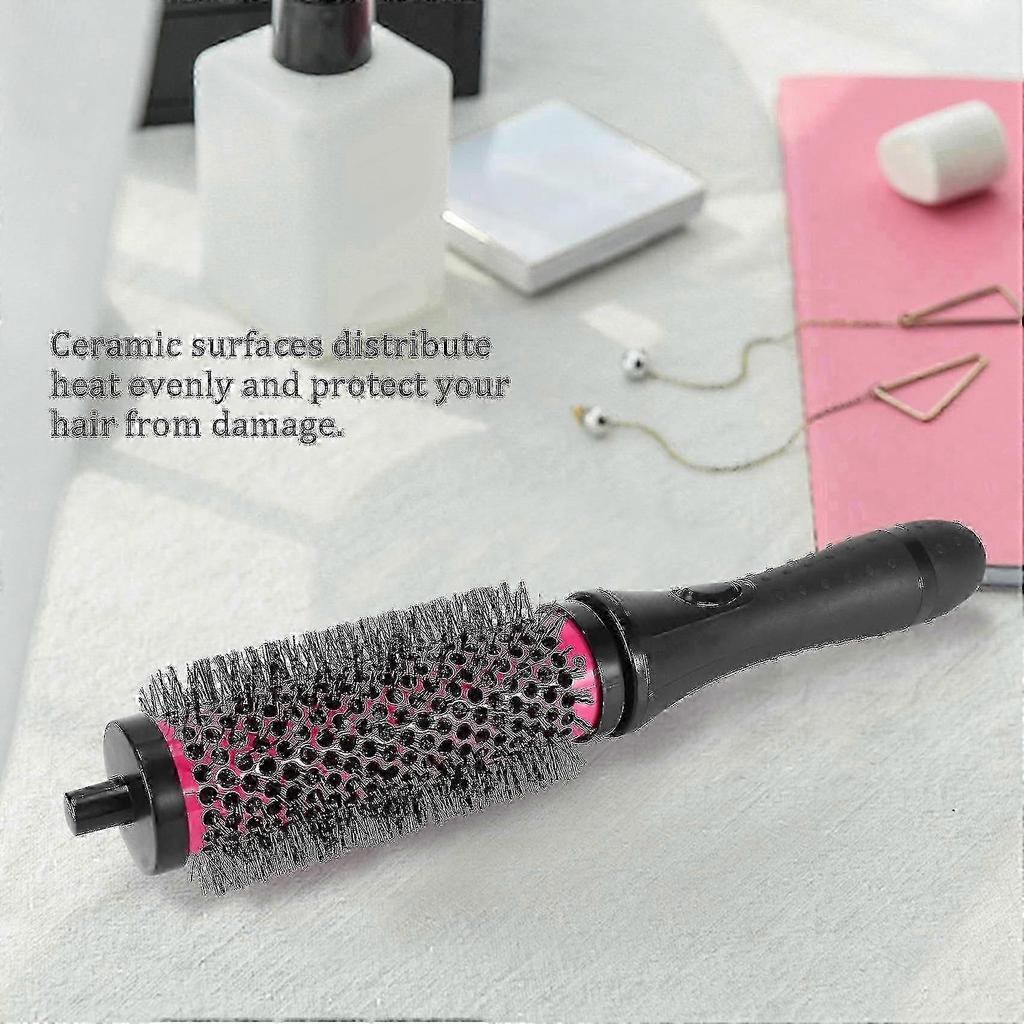 Set of 6 Hair Roller Brushes with Detachable Handle In 3 Sizes, Aluminum Ceramic Barrel & Positioning Clips for Effective Styling At Home