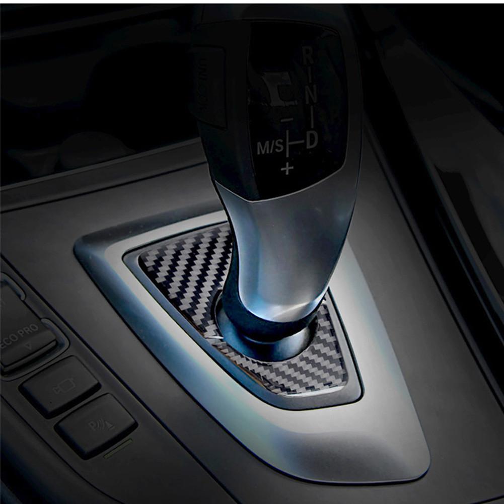 Black Car Interior Decoration Protection Carbon Fiber Sticker For BMW F30 F34 2013-2017 Auto Styling Accessories