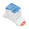 UKK80A Terminal Block Power Junction Box DIN Rail Mount Universal Electric Wire Splitter