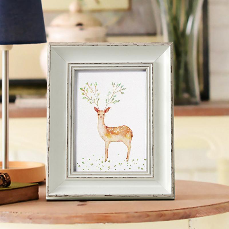 

1 шт. Настінна фоторамка своїми руками. Настільний стіл у американському стилі. Постаріть. Розмістіть стіл. Рамка для картин. Художнє прикраса.