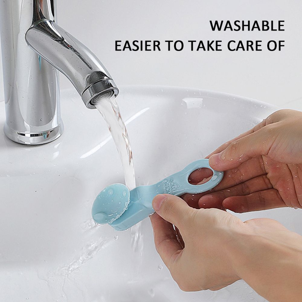 2Pcs/set Useful Hygienic Suction Cup Toilet Seat Cover Lifter Bathroom Accessories Clean Supplies Avoid Touching Handle