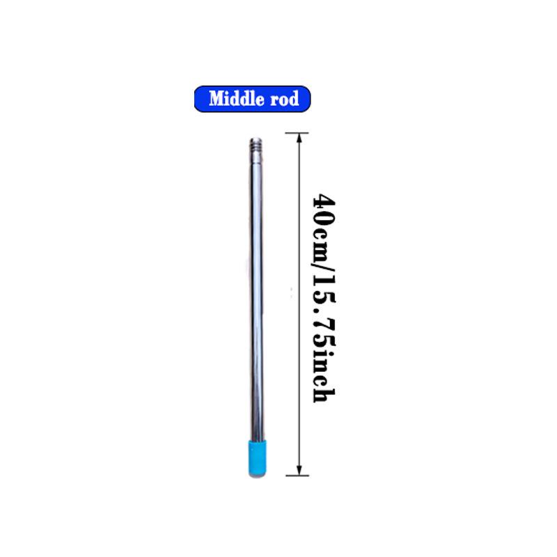 Abnehmbarer Multifunktions-Deckenventilator-Staubwedel - 3-teilig, 1,4 m, ringförmiges Staubwerkzeug