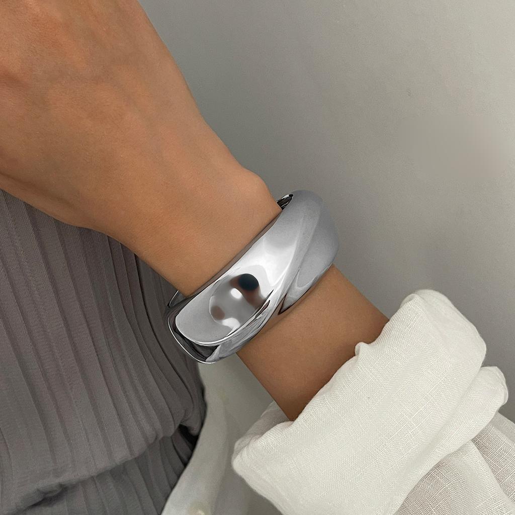 Accessories High Design Glossy Bracelet Bracelet Irregular Geometric Opening Jewelry Bracelet