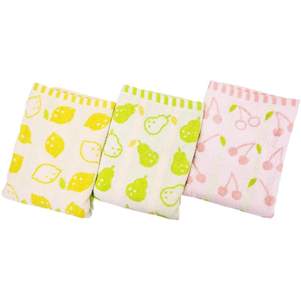 Hayashi Bath Towel Set of 60 x 2, Approx. 120cm, Soft, Cherry, No-Twist Yarn, BK425702-2