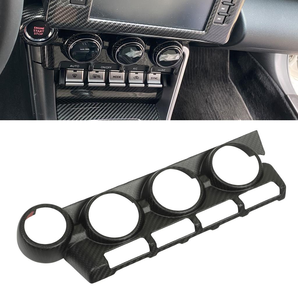 AC Control Panel Trim Cover Dry Carbon   Dashboard   Condition   Button Panel Frame Decal for GR86 2022+