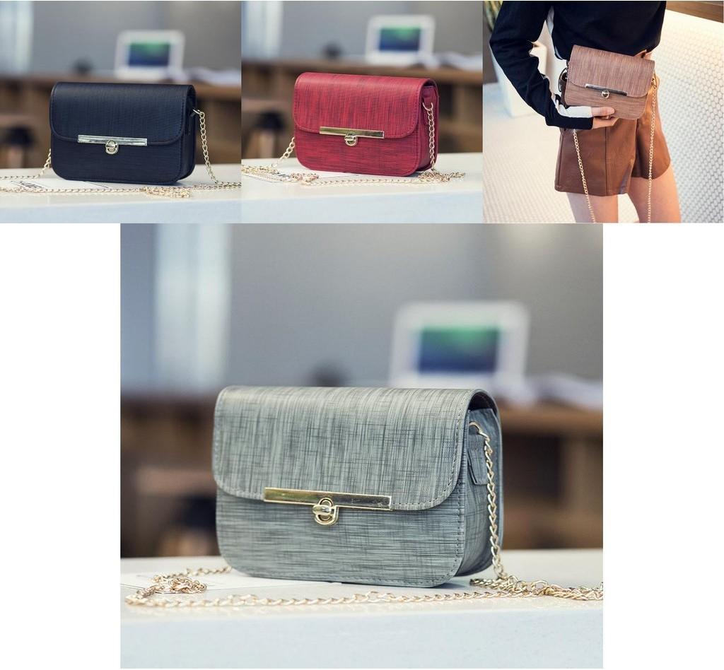 Elegant Handbag Pu Leather Shoulder Bag With Chain For A Sophisticated Look