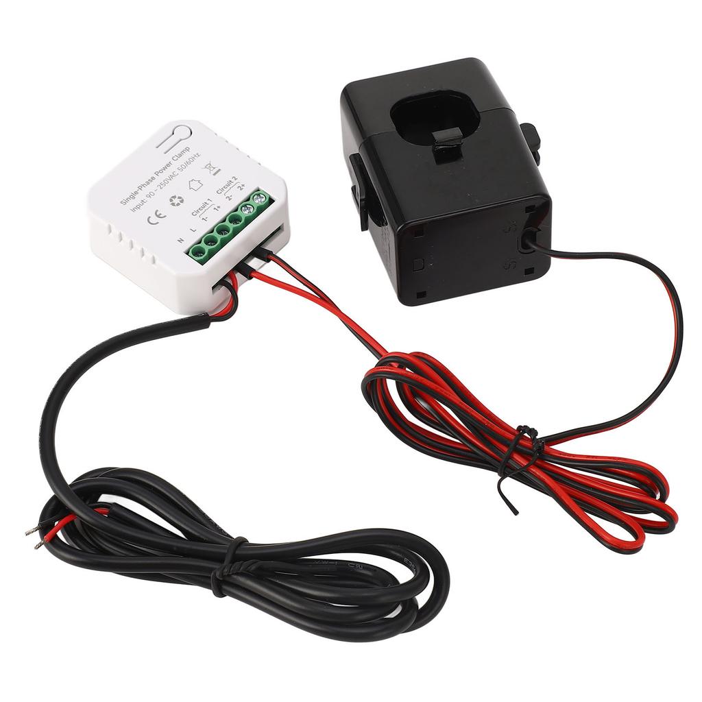 90‑250VAC Smart Energy Meter 2 Way Bilateral Real Time APP Monitor Electric Meter with 200A Current Transformer