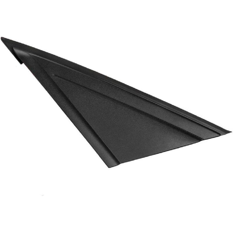 Side Rearview Triangle Molding Cover Fender Corner Molding for Ford Focus 2012 2013 2014 2015 2016 2017 2018 (Black, Left (Diver) Side)