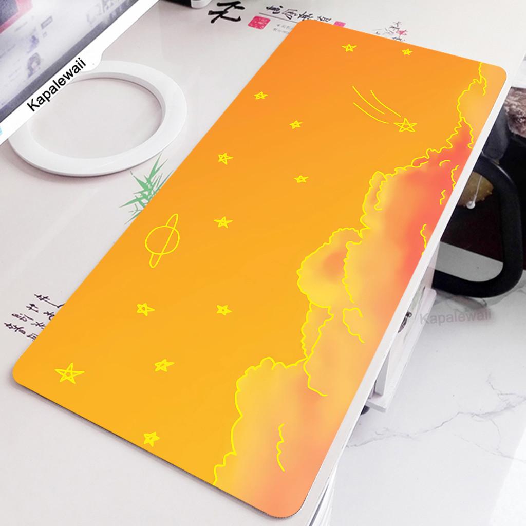 Space Mouse Pad Pc Rubber Mousepad Apoio De Pulso Teclado Mouse Mat Kawaii Cute Keyboard Pads Office Large Desk Protector Mat