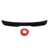 Rear Window Roof Spoiler Visor Deflector Universal Fit Reduce Resistance Window Top Lip Molding