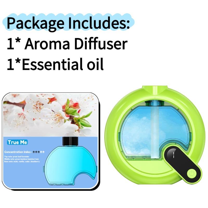 Désodorisant mural 50 ml 6 modes Affichage numérique Parfum automatique Purificateur d'air Machine d'aromathérapie rechargeable pour chambre à coucher Toilettes