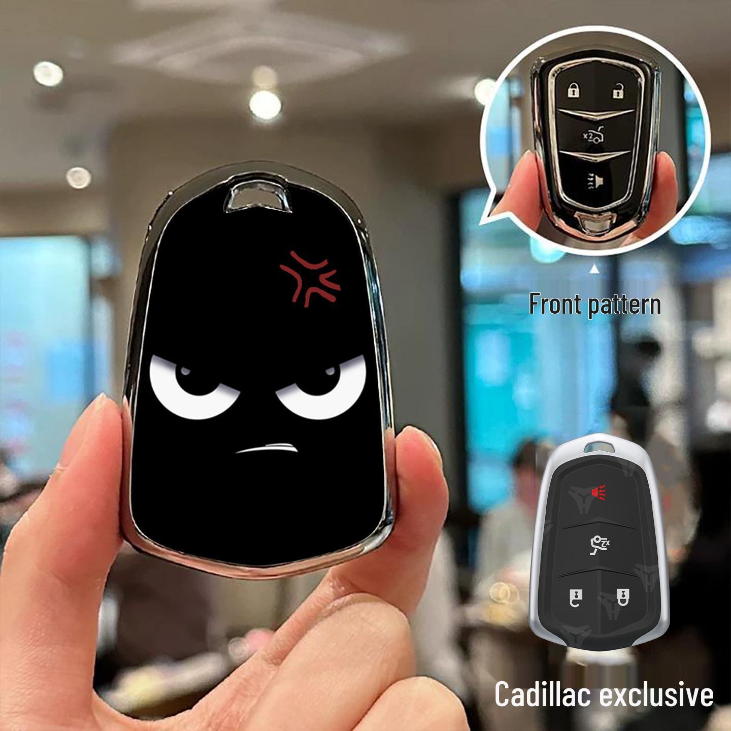 Fits Cadillac Key Case: Compatible with XT5, XT4, XT6, CT5, CT6, CT4, XTS, ATS-L Models.