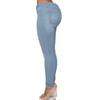 Damen Plus Size Hose Skinny High Waist Bleistifthose Sexy Push Up Hip Cotton Casual Jeans